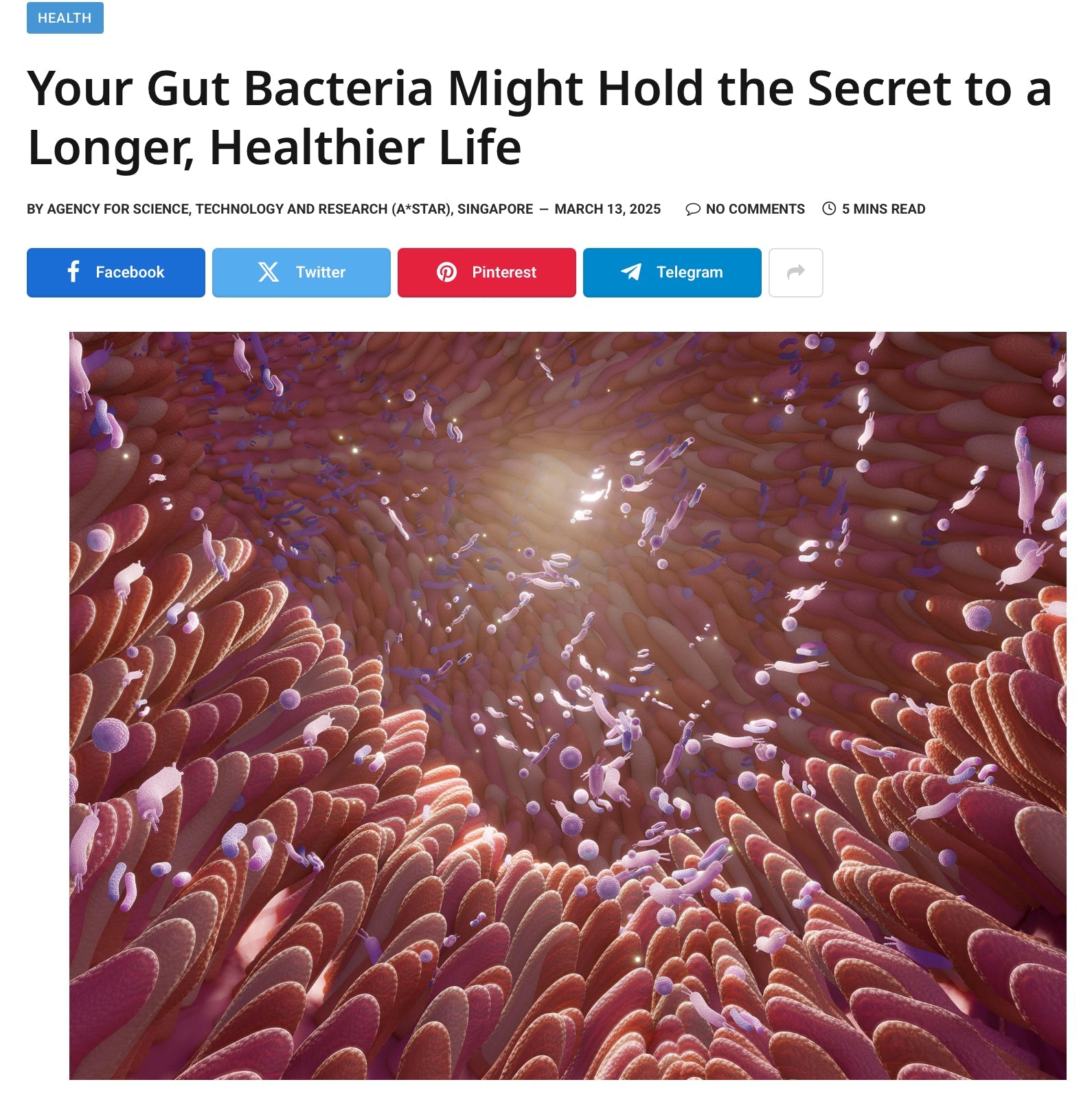 Could Your Gut Bacteria Hold the Key to a Longer, Healthier Life?