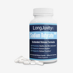 Sodium Butyrate Supplement | 120 Extended-Release Capsules | 300mg | Micro-Granule Formulation