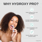 LongJuvity Hydroxy Pro Nano Hydroxyapatite + Probiotic Toothpaste - Fluoride Free